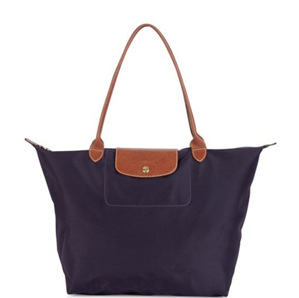 Used Large Bilberry Longchamp Tote
